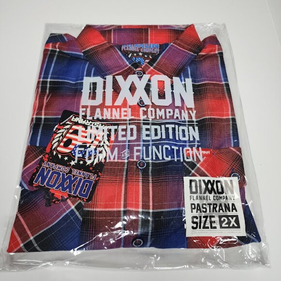 DIXXON FLANNEL - TRAVIS PASTRANA FLANNEL Shirt - Men's 2XL - COLLAB - Picture 5 of 10